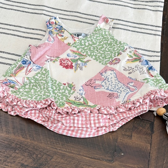 san francisco blues Other - Floral Patchwork Kids Casual bubble Dress boutique sz 3-6 month